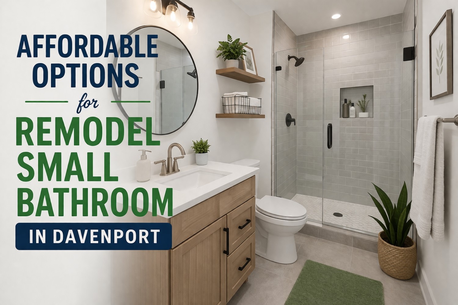 Affordable Options for Remodel Small Bathroom in Davenport