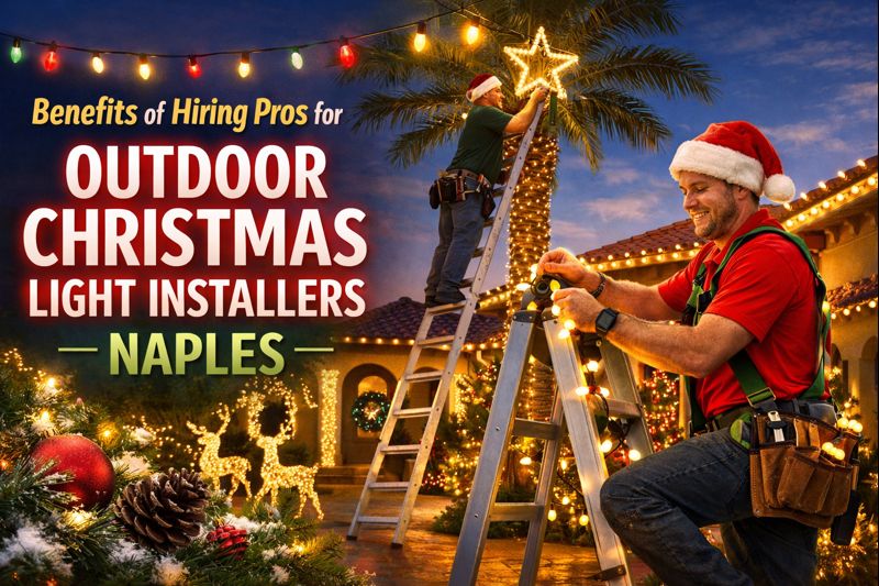 Benefits of Hiring Pros for outdoor christmas light installers naples