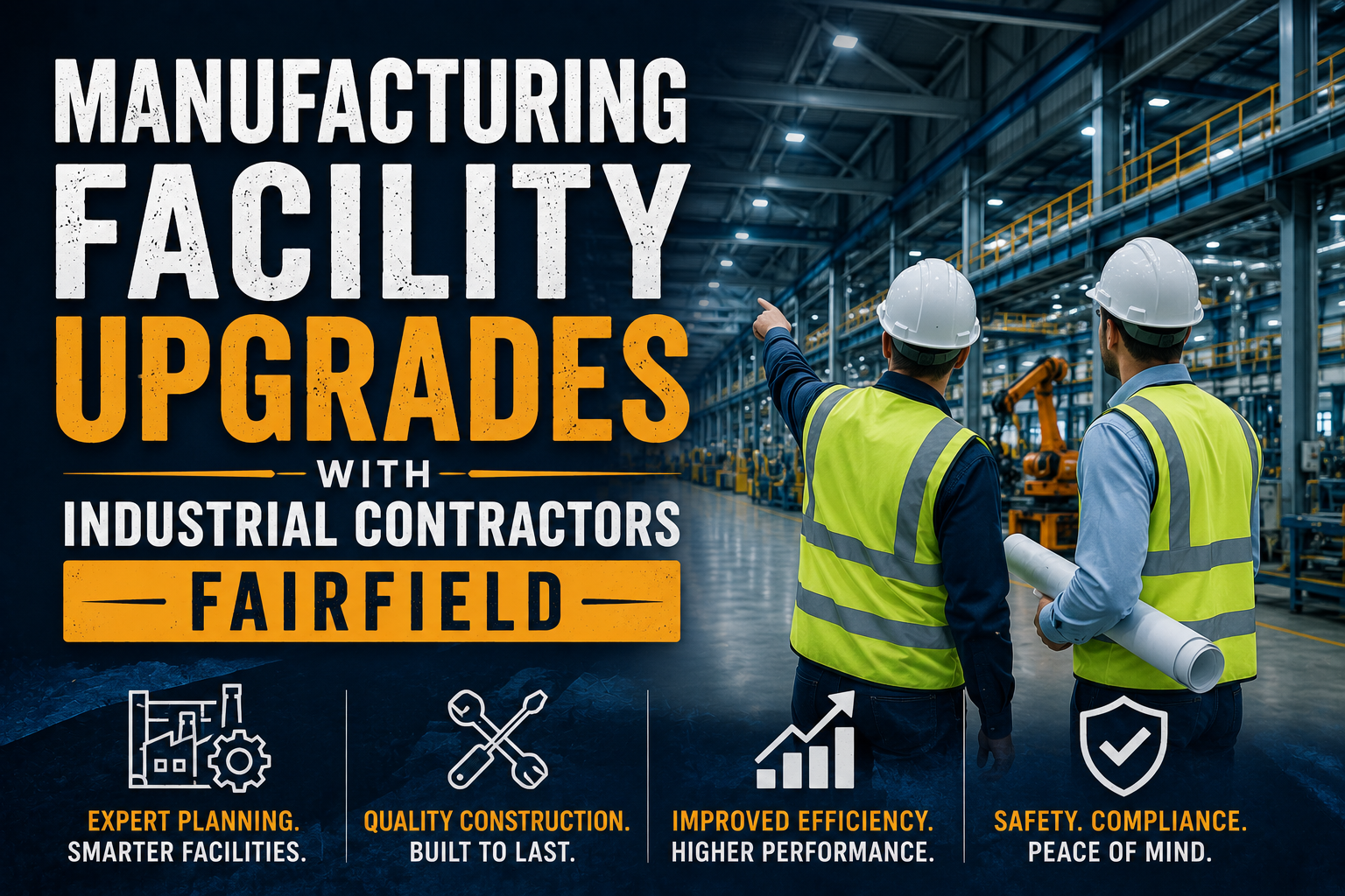 Manufacturing Facility Upgrades with Industrial Contractors Fairfield