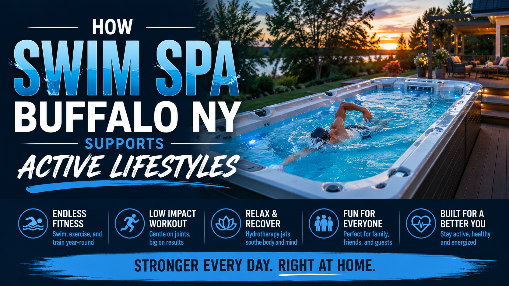 Swim Spa Buffalo NY: Why More Homeowners Are Choosing Swim Spas