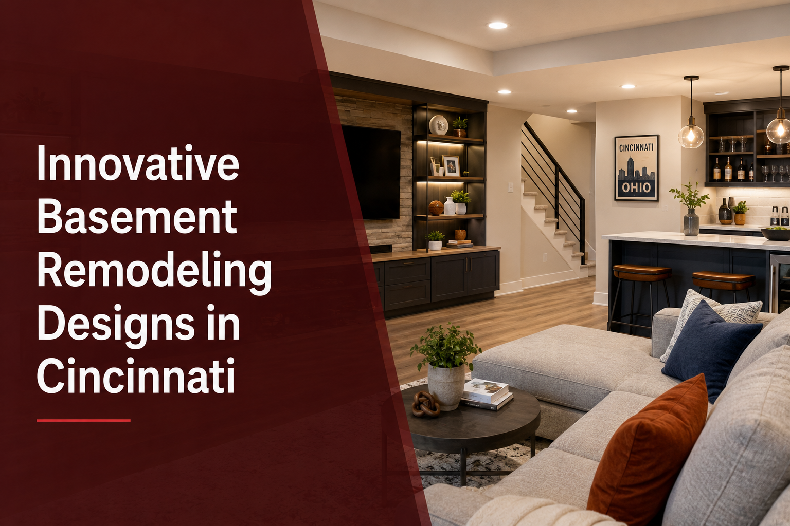 Innovative Basement Remodeling Designs in Cincinnati