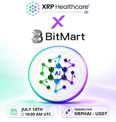 XRP Healthcare, the First AI Healthcare Platform Built on the XRP Ledger, Announces BitMart Listing of XRPHAI