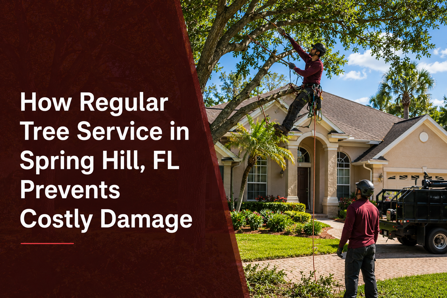 Tree service professionals at work