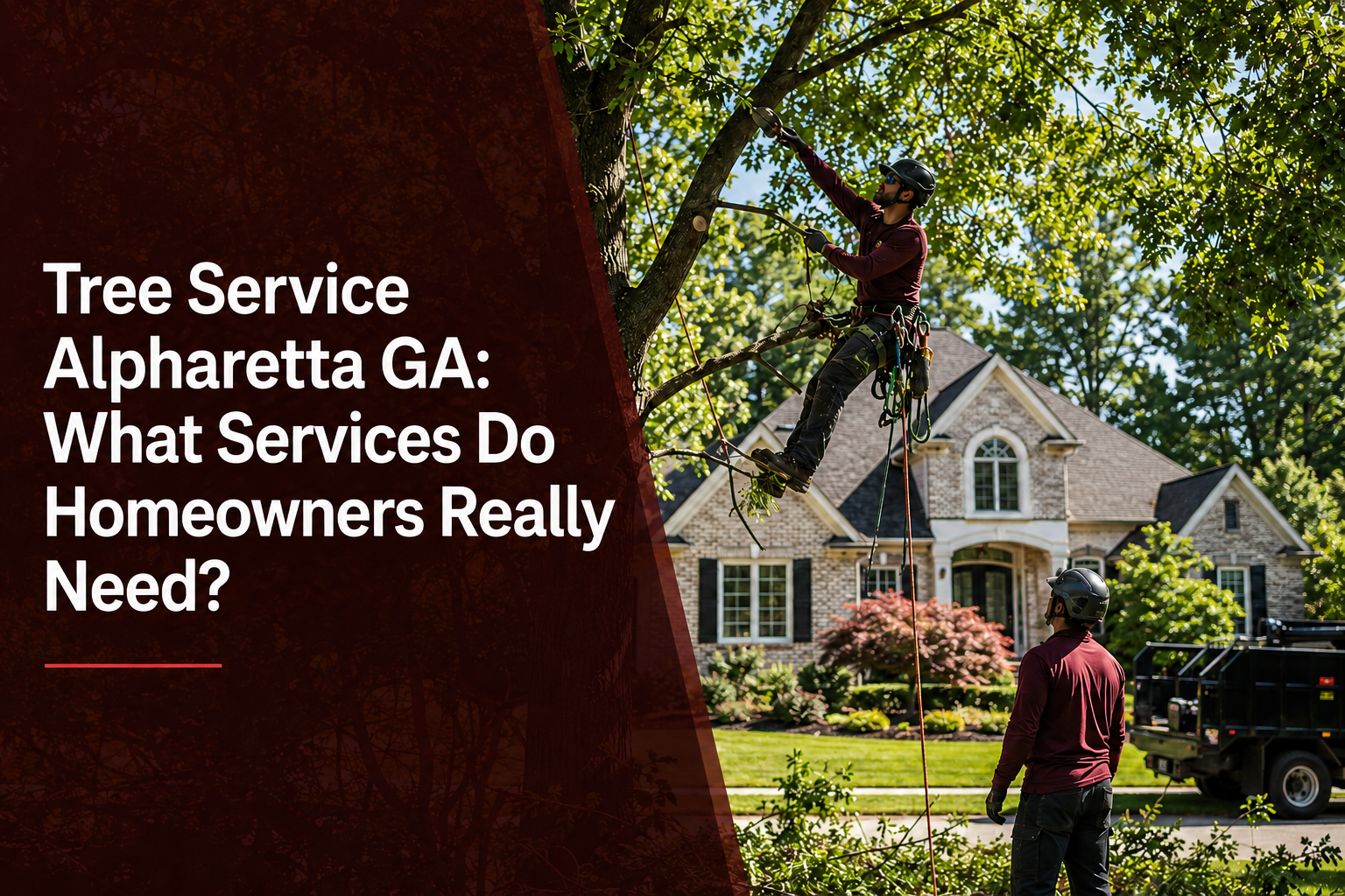 Tree Service Alpharetta GA: What Services Do Homeowners Really Need?