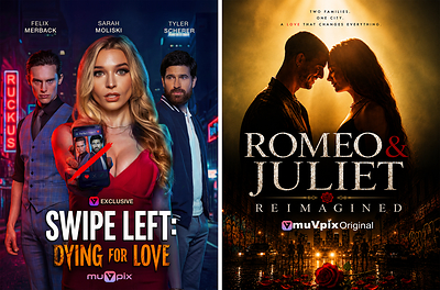 muVpix Original Swipe Left: Dying for Love Named Vertical of the Year as Platform Launches Romeo & Juliet, Reimagined