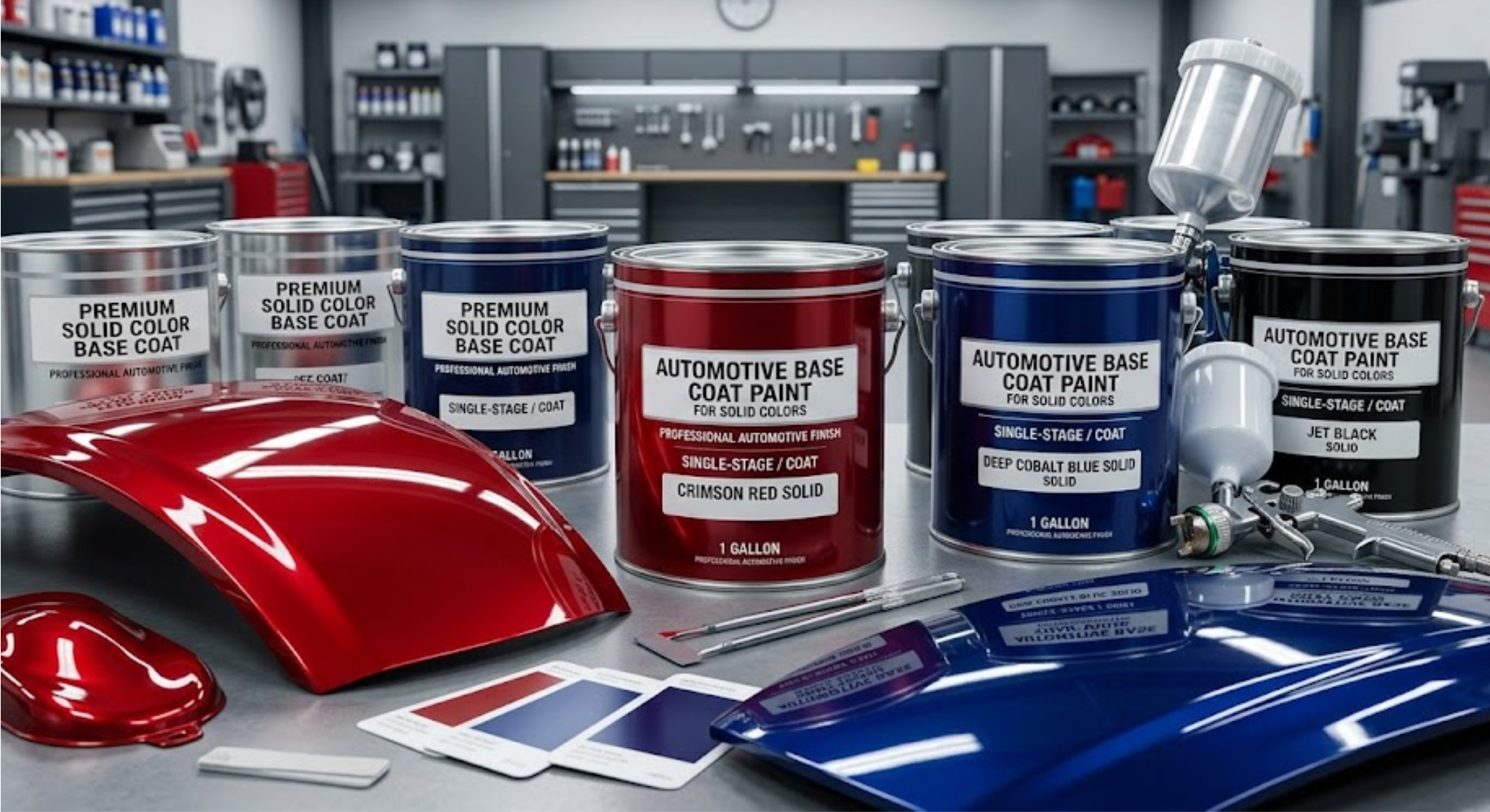 Best Automotive Base Coat Paint for Solid Colors