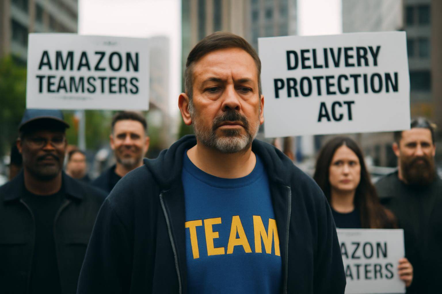 AMAZON TEAMSTERS RALLY FOR DELIVERY PROTECTION ACT